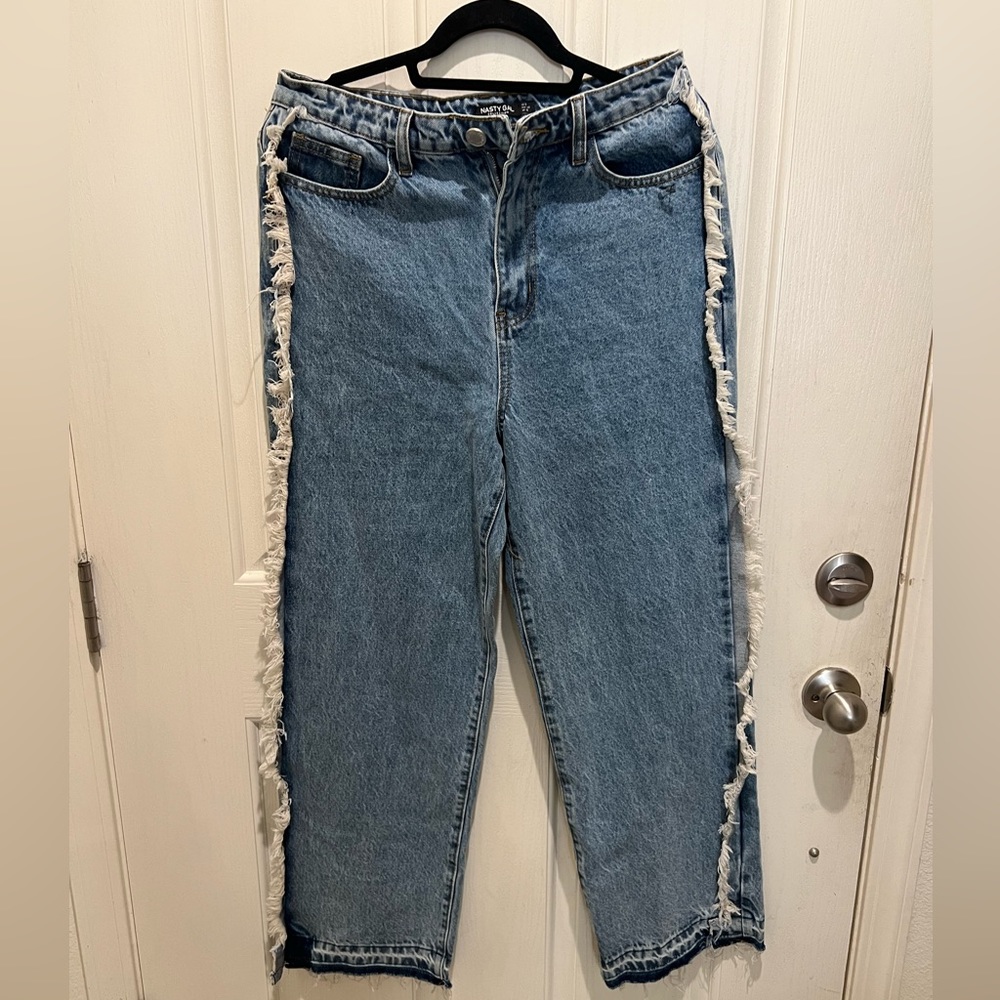 Nasty gal frayed jeans